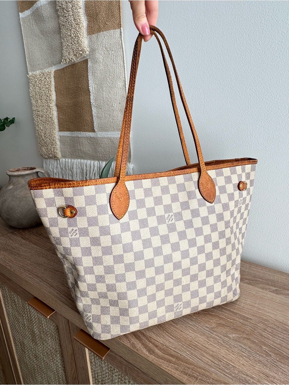 ✅AUTH✅LOUIS VUITTON NEVERFULL MM AZUR - Picture 3 of 16
